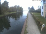 Archiv Foto Webcam Hafendorf Müritz: Kanal vom Claassee zur Müritz 13:00