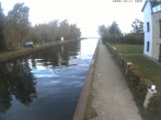 Archiv Foto Webcam Hafendorf Müritz: Kanal vom Claassee zur Müritz 07:00