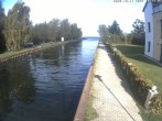 Archiv Foto Webcam Hafendorf Müritz: Kanal vom Claassee zur Müritz 09:00