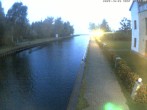 Archiv Foto Webcam Hafendorf Müritz: Kanal vom Claassee zur Müritz 06:00