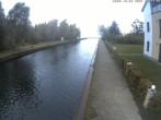 Archiv Foto Webcam Hafendorf Müritz: Kanal vom Claassee zur Müritz 07:00
