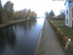 Archiv Foto Webcam Hafendorf Müritz: Kanal vom Claassee zur Müritz 08:00