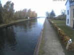 Archiv Foto Webcam Hafendorf Müritz: Kanal vom Claassee zur Müritz 10:00