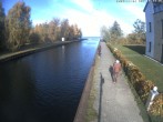 Archiv Foto Webcam Hafendorf Müritz: Kanal vom Claassee zur Müritz 09:00