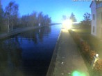 Archiv Foto Webcam Hafendorf Müritz: Kanal vom Claassee zur Müritz 05:00
