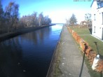 Archiv Foto Webcam Hafendorf Müritz: Kanal vom Claassee zur Müritz 11:00