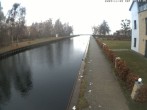 Archiv Foto Webcam Hafendorf Müritz: Kanal vom Claassee zur Müritz 08:00