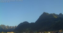 Archived image Webcam View of the Bazora in Gurtis from Frastanz 17:00