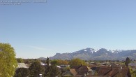 Archived image Webcam View from Feldkirch over the Rhine Valley to the Hohe Kugel 09:00