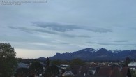 Archived image Webcam View from Feldkirch over the Rhine Valley to the Hohe Kugel 19:00