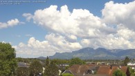 Archived image Webcam View from Feldkirch over the Rhine Valley to the Hohe Kugel 13:00