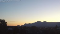 Archived image Webcam View from Feldkirch over the Rhine Valley to the Hohe Kugel 05:00