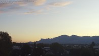 Archived image Webcam View from Feldkirch over the Rhine Valley to the Hohe Kugel 06:00