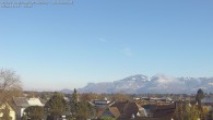 Archived image Webcam View from Feldkirch over the Rhine Valley to the Hohe Kugel 09:00