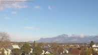 Archived image Webcam View from Feldkirch over the Rhine Valley to the Hohe Kugel 11:00