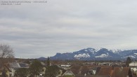 Archived image Webcam View from Feldkirch over the Rhine Valley to the Hohe Kugel 13:00