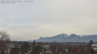 Archived image Webcam View from Feldkirch over the Rhine Valley to the Hohe Kugel 09:00