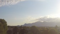 Archived image Webcam View from Feldkirch over the Rhine Valley to the Hohe Kugel 06:00