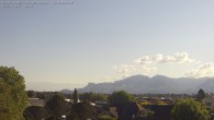 Archived image Webcam View from Feldkirch over the Rhine Valley to the Hohe Kugel 07:00