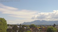 Archived image Webcam View from Feldkirch over the Rhine Valley to the Hohe Kugel 09:00