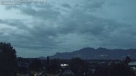 Archiv Foto Webcam Ausblick von Feldkirch über das Rheintal auf die Hohe Kugel 21:00