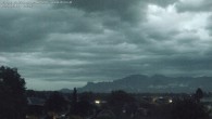 Archiv Foto Webcam Ausblick von Feldkirch über das Rheintal auf die Hohe Kugel 21:00