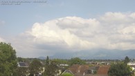 Archived image Webcam View from Feldkirch over the Rhine Valley to the Hohe Kugel 13:00