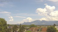 Archiv Foto Webcam Ausblick von Feldkirch über das Rheintal auf die Hohe Kugel 13:00