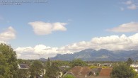 Archiv Foto Webcam Ausblick von Feldkirch über das Rheintal auf die Hohe Kugel 13:00