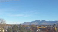 Archived image Webcam View from Feldkirch over the Rhine Valley to the Hohe Kugel 09:00