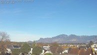 Archived image Webcam View from Feldkirch over the Rhine Valley to the Hohe Kugel 13:00