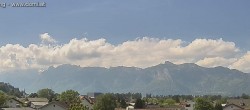 Archived image Webcam View over Gisingen to Hoher Kasten 13:00