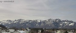 Archiv Foto Webcam Ausblick über Gisingen auf Hohen Kasten 11:00