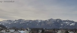 Archiv Foto Webcam Ausblick über Gisingen auf Hohen Kasten 13:00