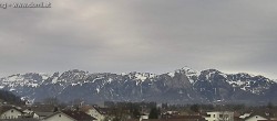 Archived image Webcam View over Gisingen to Hoher Kasten 11:00