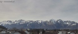 Archiv Foto Webcam Ausblick über Gisingen auf Hohen Kasten 13:00