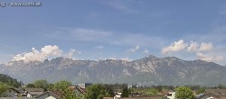 Archived image Webcam View over Gisingen to Hoher Kasten 11:00