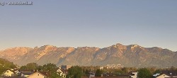 Archived image Webcam View over Gisingen to Hoher Kasten 05:00