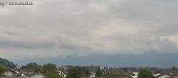 Archiv Foto Webcam Ausblick über Gisingen auf Hohen Kasten 11:00