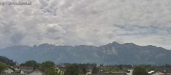Archived image Webcam View over Gisingen to Hoher Kasten 13:00