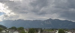 Archived image Webcam View over Gisingen to Hoher Kasten 15:00
