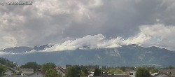 Archiv Foto Webcam Ausblick über Gisingen auf Hohen Kasten 13:00