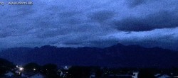 Archiv Foto Webcam Ausblick über Gisingen auf Hohen Kasten 21:00