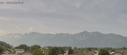 Archiv Foto Webcam Ausblick über Gisingen auf Hohen Kasten 13:00
