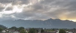 Archiv Foto Webcam Ausblick über Gisingen auf Hohen Kasten 19:00