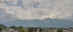 Archived image Webcam View over Gisingen to Hoher Kasten 13:00