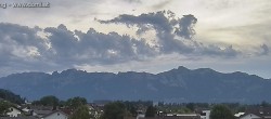 Archived image Webcam View over Gisingen to Hoher Kasten 19:00