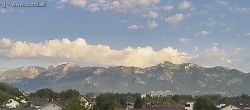 Archiv Foto Webcam Ausblick über Gisingen auf Hohen Kasten 06:00