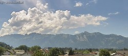 Archiv Foto Webcam Ausblick über Gisingen auf Hohen Kasten 13:00