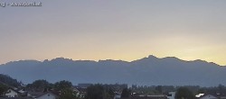 Archiv Foto Webcam Ausblick über Gisingen auf Hohen Kasten 19:00